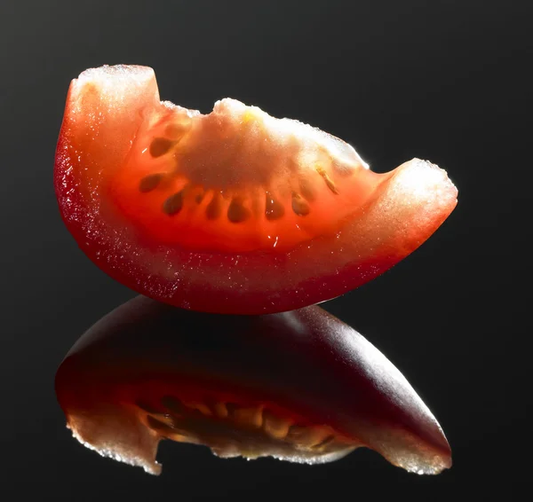 Κόψιμο ντομάτας — Φωτογραφία Αρχείου