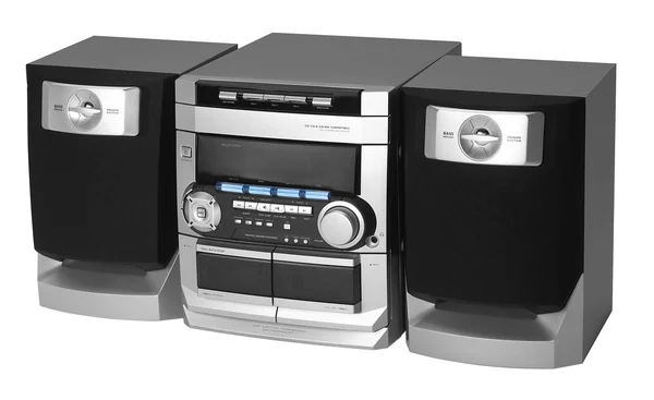 Moderní kovové barevné rádio — Stock fotografie