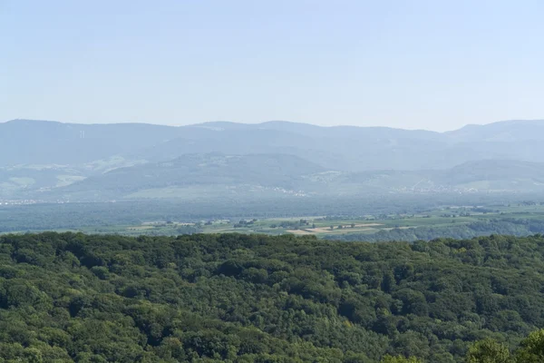 Панорамный вид с воздуха вокруг Лилиентал — стоковое фото