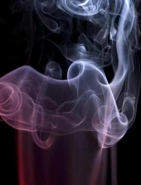 Pastel colored smoke detail — Stock Photo, Image