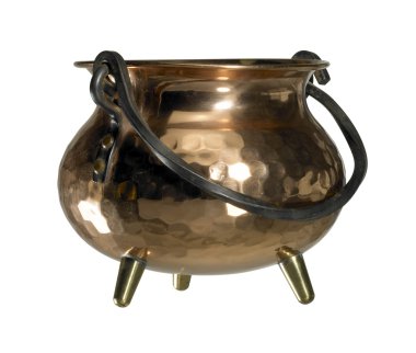 Copper cauldron clipart