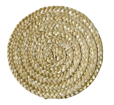 Plaited round mat clipart