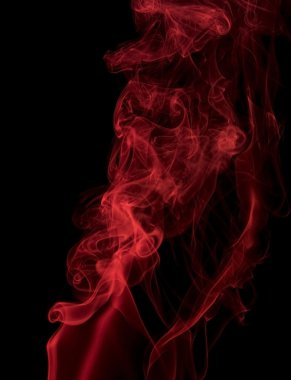 Red smoke detail clipart