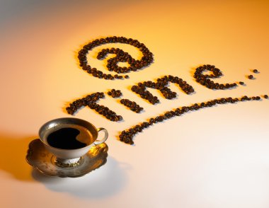 At coffee time clipart