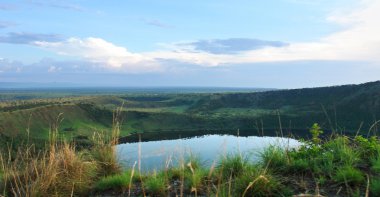 Chambura Gorge at evening time clipart