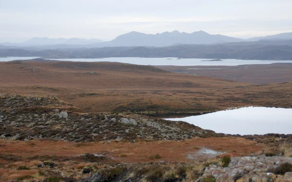 Сюрреалистичный шотландский пейзаж — стоковое фото