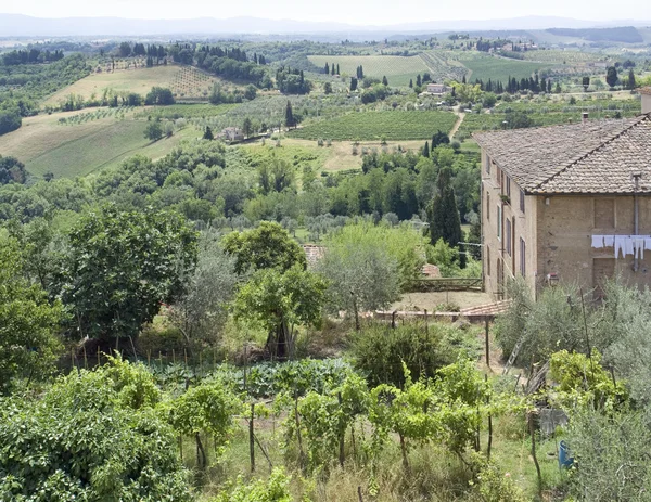 Paisaje en Toscana —  Fotos de Stock
