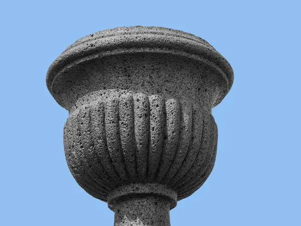Sculptured top of a column — Stock Photo, Image