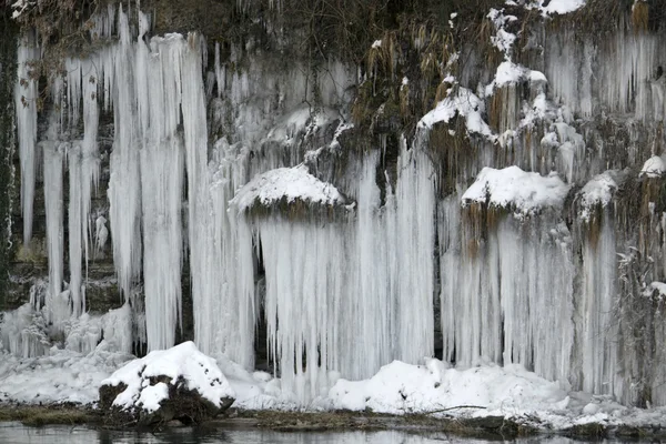Lots of icicles — Stock Photo, Image