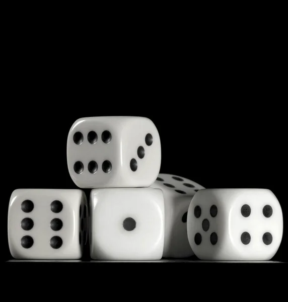 Fallen dice — Stock Photo, Image
