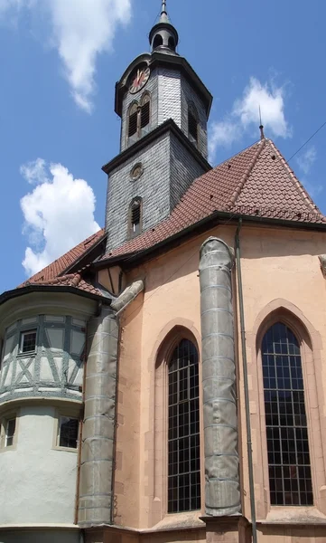 Kościół w marbach w okresie letnim — Zdjęcie stockowe
