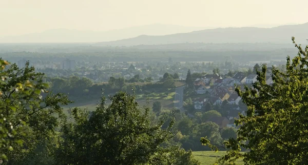 Panoramatický pohled kolem emmendingen — Stock fotografie