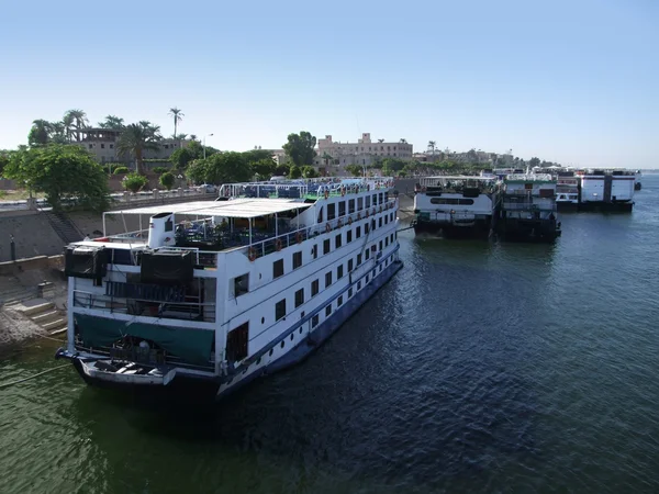 stock image Passenger ships on the Nile near Luxor