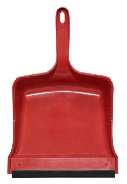 Red dustpan clipart