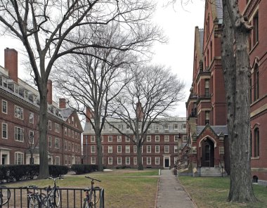 Harvard Yard in Cambridge clipart