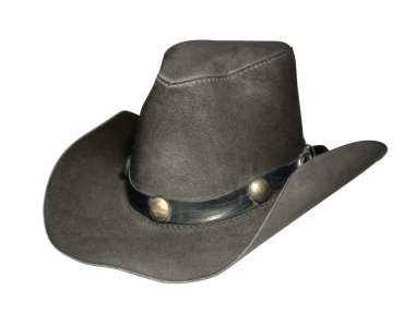 Leather cowboy hat clipart