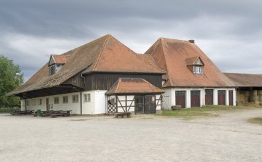 Farmstead in Southern Germany clipart