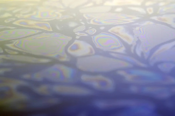 Iriserende olie oppervlak — Stockfoto