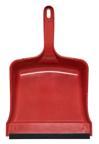 Red dustpan — Stock Photo, Image