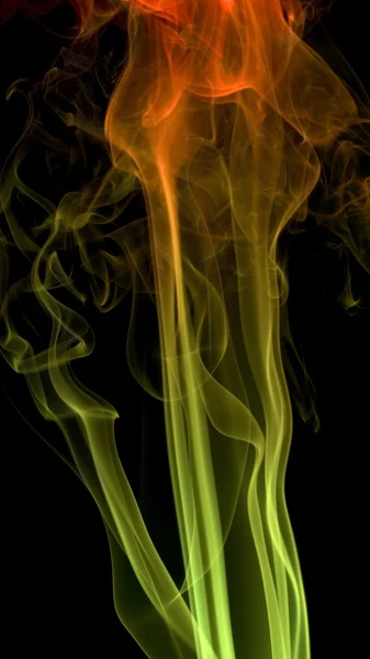 Kolorowe detal dym — Zdjęcie stockowe