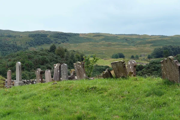 Историческое шотландское кладбище — стоковое фото