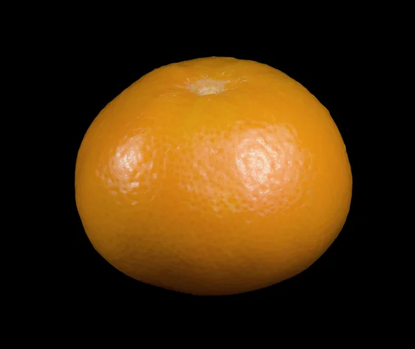 Mandarin orange in black back — Stock Photo, Image