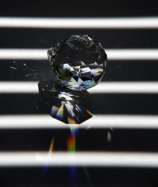 Glass object and refraction — Stock Photo, Image