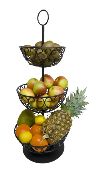 Etagere with fruits — Stock Photo, Image