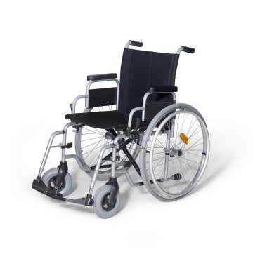 Wheelchair in white back clipart