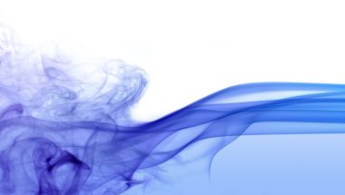 Abstract blue smoke detail clipart