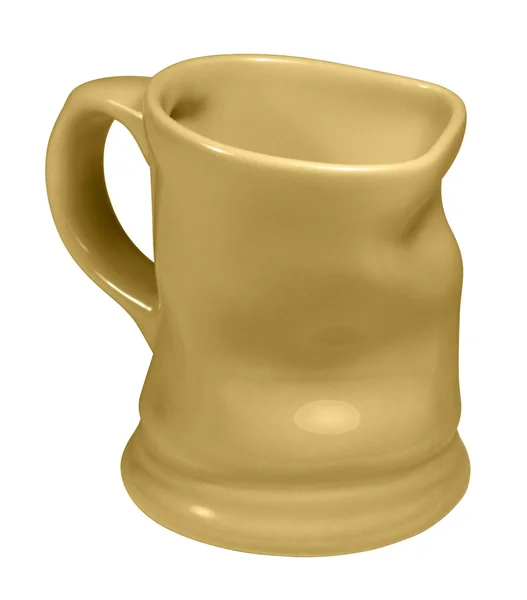 Желтый стаканчик — стоковое фото