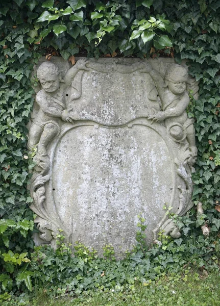 Decorative old memorial stone — Stock Photo, Image