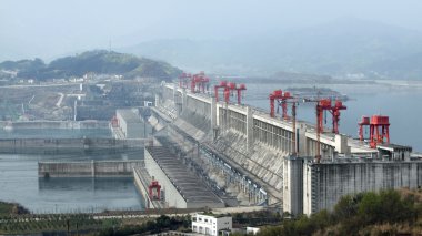 Three Gorges Dam in China clipart