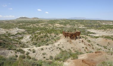 Olduvai Gorge in Africa clipart