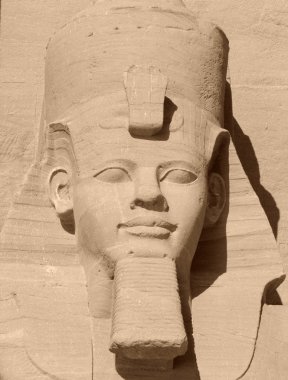 Portrait of Ramses II clipart