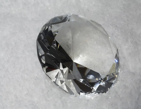 ダイヤモンドと雪 — ストック写真