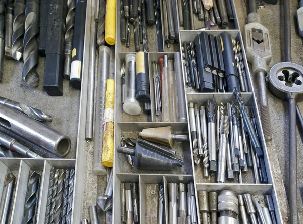 Gaveta e ferramentas — Fotografia de Stock