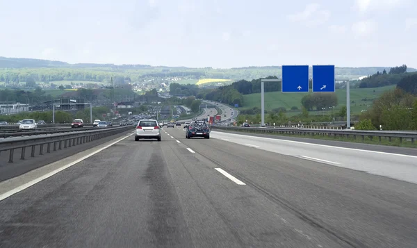 南ドイツの高速道路の風景 — ストック写真