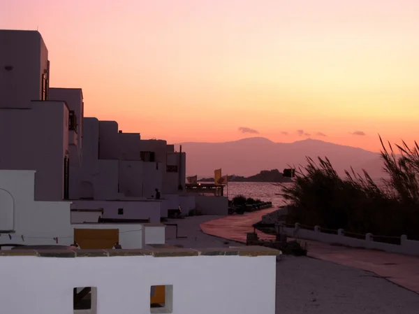 Evening scenery in Naxos — Stock Photo, Image