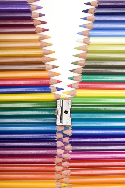 Farbe Reißverschluss — Stockfoto