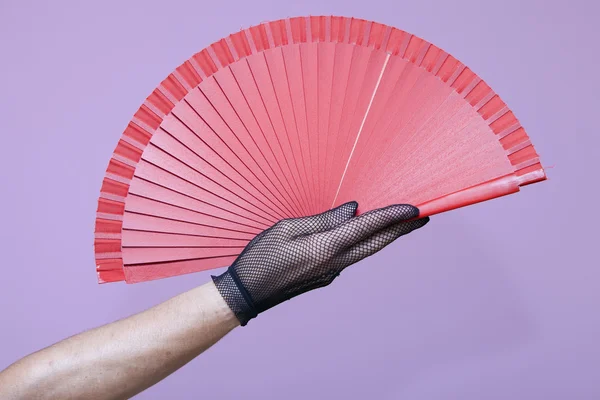 Red Fan — Stock Photo, Image