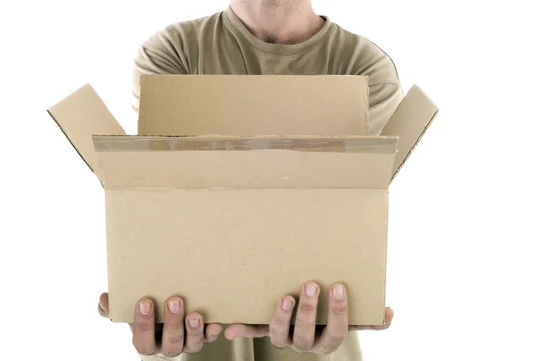 Delivering a package — Stock Photo, Image