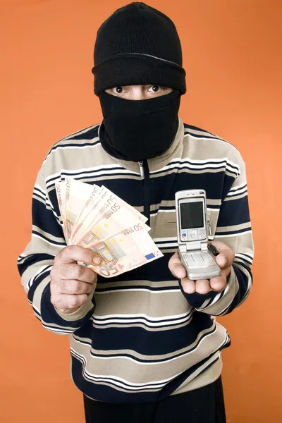 Telefonu hırsızı — Stok fotoğraf