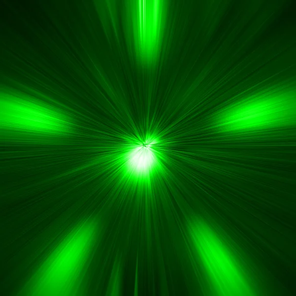 Green abstract star — Stock Photo, Image