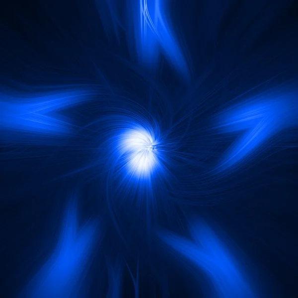 Étoile abstraite bleu foncé — Photo
