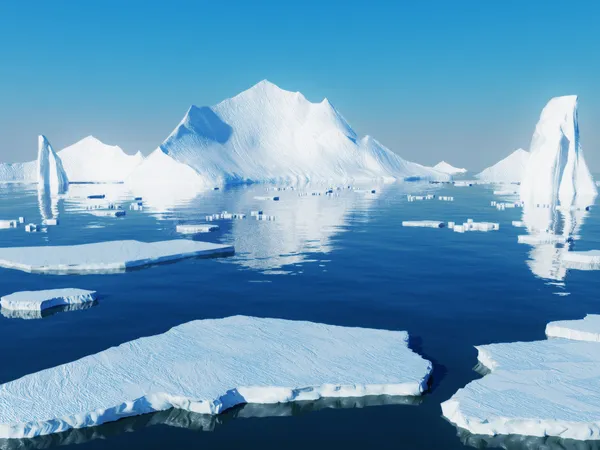 Icebergues Imagem De Stock
