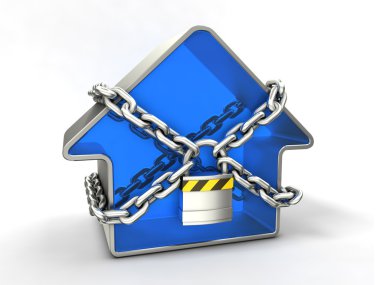 Home security concept clipart