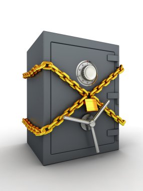 Secure safe clipart