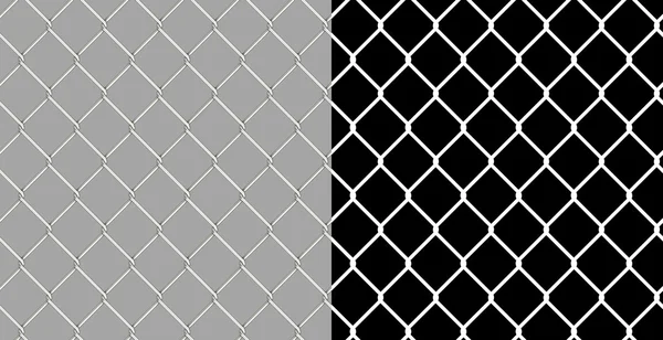 Shiny wire chain link fence — Zdjęcie stockowe