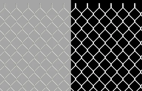 stock image Shiny wire chain link fence